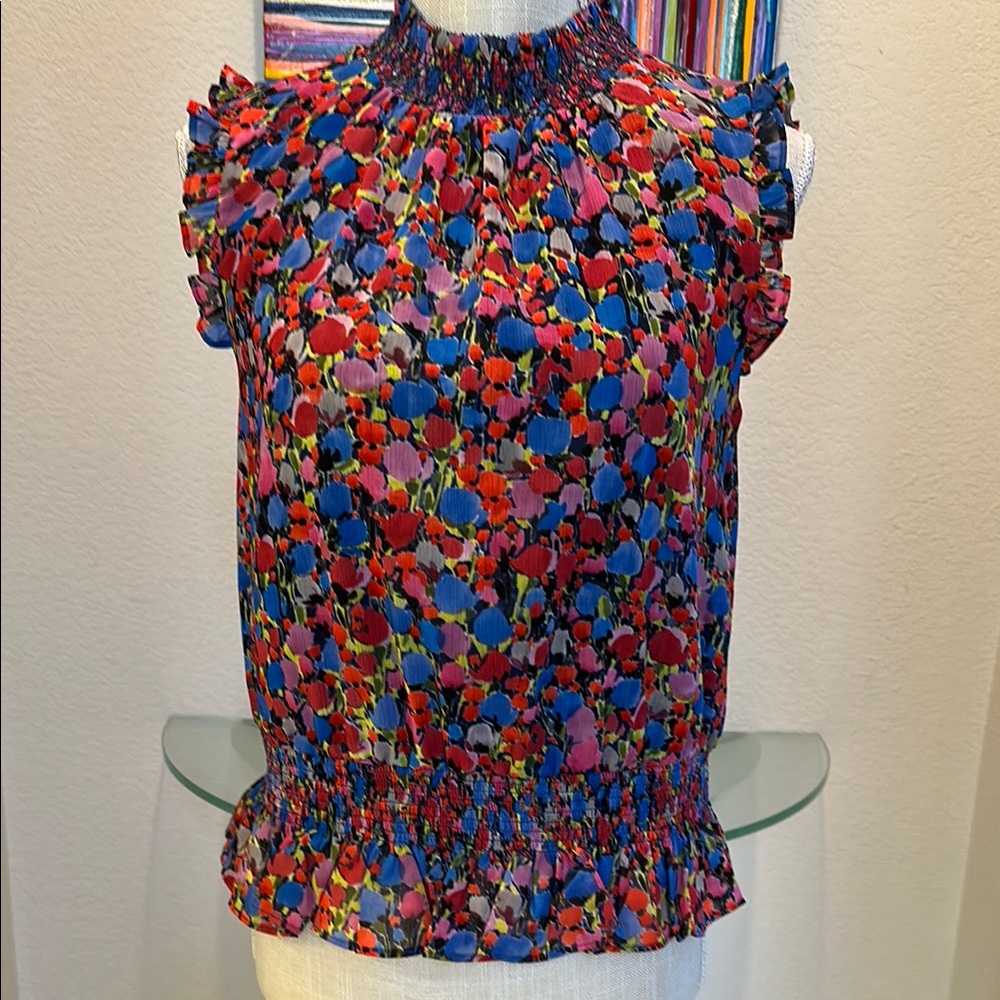 Colorful Sleeveless Women's Top